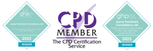 Image showing award and CPD membership